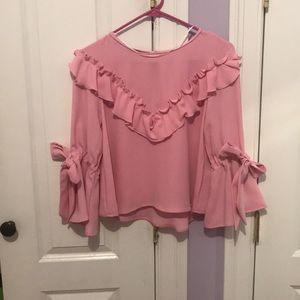 ZARA pink shirt